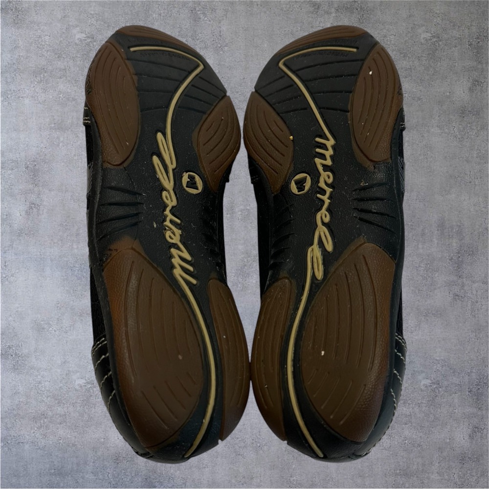 Merrell Barrado Sneakers Womens 8.5 Black Zip Mesh Leather J73426 - Picture 12 of 13